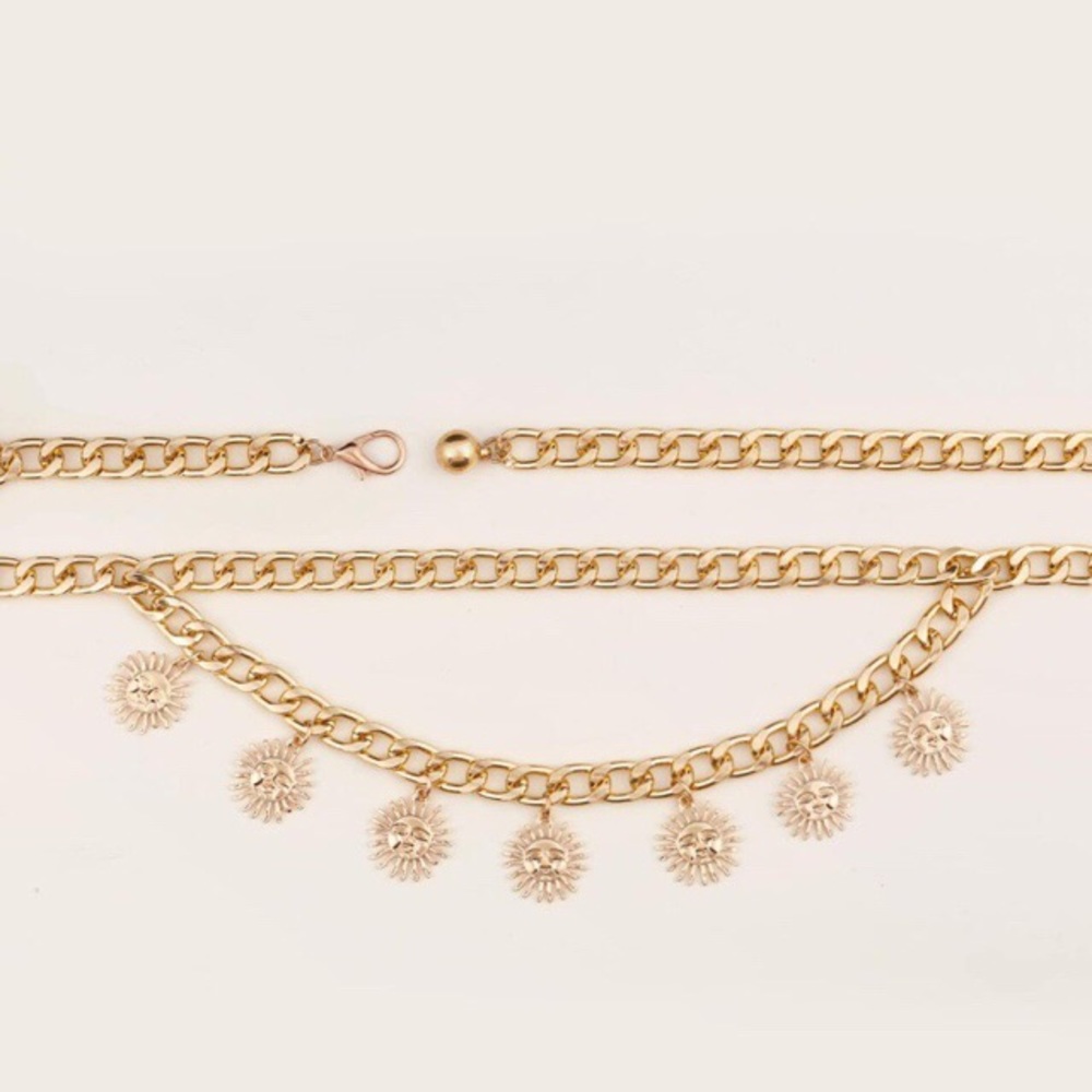 Dainty Serpentine Snake Charm Layered Necklace - Picture 2 of 5